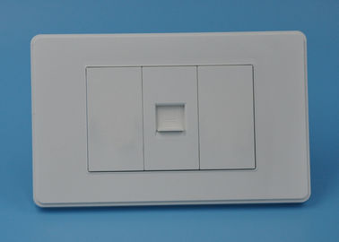 Universal Internet Ethernet Wall Socket , Household Telephone Wall Socket