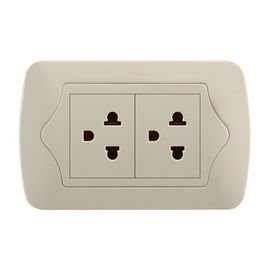 American Standard 2 Gang Socket Twin Switched Socket Outlet Long Usage Life