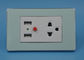 American Standard USB Wall Socket Outlet  0.4mm Acrylic With Fireproof  PC