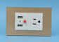 High Standard Single Usb Wall Socket , Usb Charger Plug Socket Outlet Easy Installation