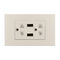 American Standard USB Outlet  VB Series with PC Plate, Copper Parts ,Silver Contact