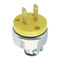 Universal Electric Plug / 3 Pin Electrical Plug ABS And Copper Material Good Electrical Conductivity